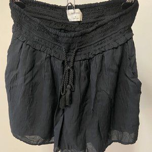 Black Wilfred High-Waisted Flow Short